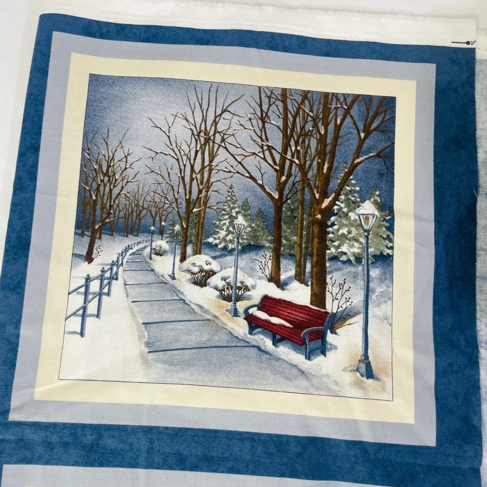 Moda‎ Town Square Fabric Bundle 9.75 yds Winter Christmas Quilt Kit Holly Taylor